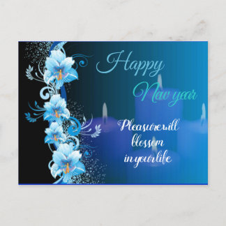 Cartão Postal De Festividades New year Postcard