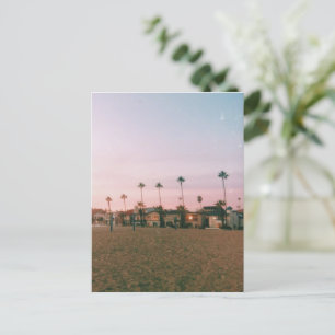 Cartão Postal De Festividades Newport Beach Pastel Sunset