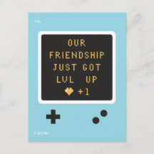 Nível de Amizade Gameboy de Aniversário Personaliz