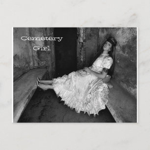 Cartão Postal De Festividades Noel - menina do cemitério