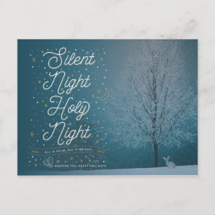 Cartão Postal De Festividades NOITE SILENCIOSA / Cartão de Natal