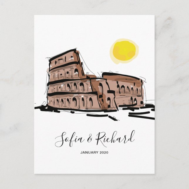 Cartão Postal De Festividades Noivado, proposta, presente de casal de aniversári (Frente)