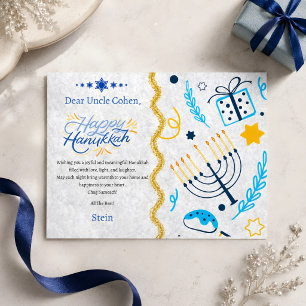 Cartão Postal De Festividades Nome de Mensagem Personalizada Desejando um Feliz 