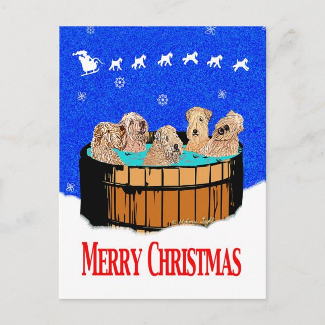 CARTÃO POSTAL DE FESTIVIDADES NORTHERN CALIFORNIA MERRY CHRISTMAS (Frente)