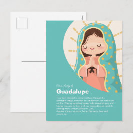 Cartão Postal De Festividades Nossa Senhora de Guadalupe