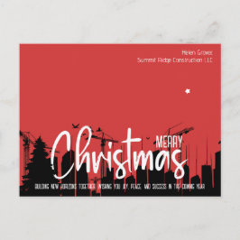 Cartão Postal De Festividades Nova Construção Horizontes, Firma de Arquitetura X
