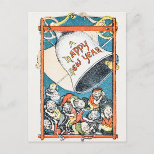 Cartão Postal De Festividades Novidade feliz