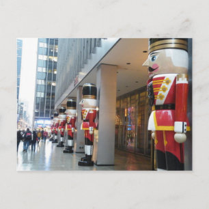 Cartão Postal De Festividades Nozes de Natal NYC