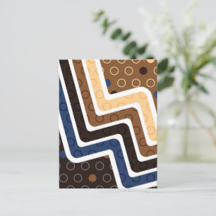 Cartão Postal De Festividades Números Geométricos 2