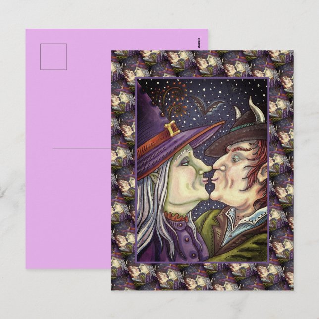 CARTÃO POSTAL DE FESTIVIDADES NUNCA MAIS VELHO PARA ROMANCE, WITCH E WARLOCK APA (Frente/Verso)