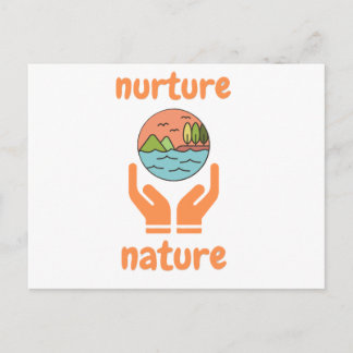Cartão Postal De Festividades Nurture of nature, life quotes