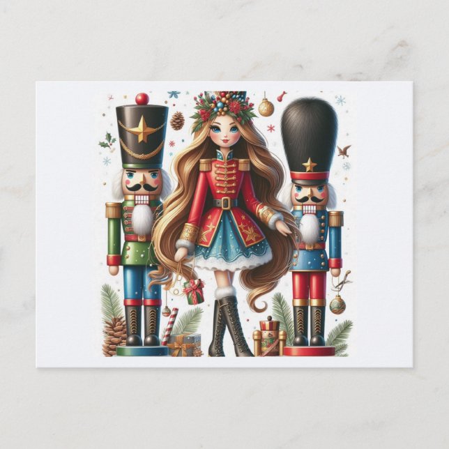 Cartão Postal De Festividades Nutcracker (Frente)