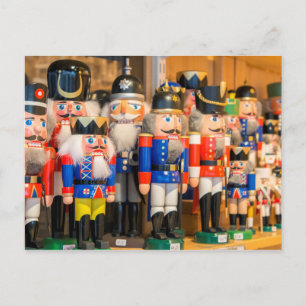 Cartão Postal De Festividades Nutcrackers de madeira
