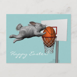 Cartão Postal De Festividades O afundanço perfeito do coelhinho da Páscoa