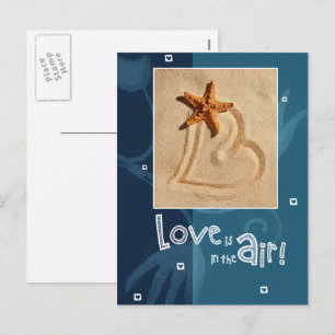 Cartão Postal De Festividades O amor está no ar. Dia dos Namorados
