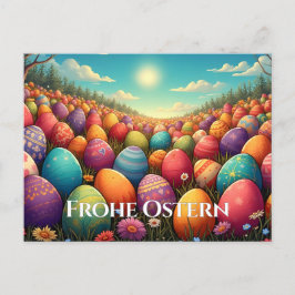 Cartão Postal De Festividades O Cartão de Férias Mágico da Páscoa