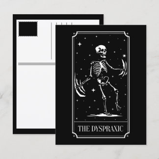 Cartão Postal De Festividades O Cartão de Tarot da Consciencialização da Disprax