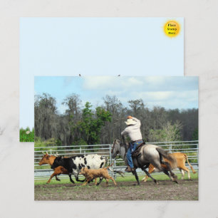 Cartão Postal De Festividades O Cartão-postal do Cowboy