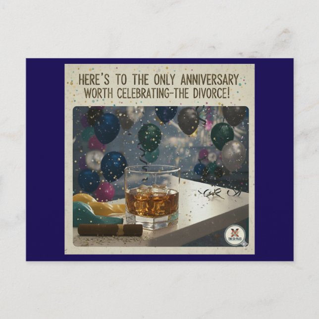 Cartão Postal De Festividades O Divórcio (M) (Frente)