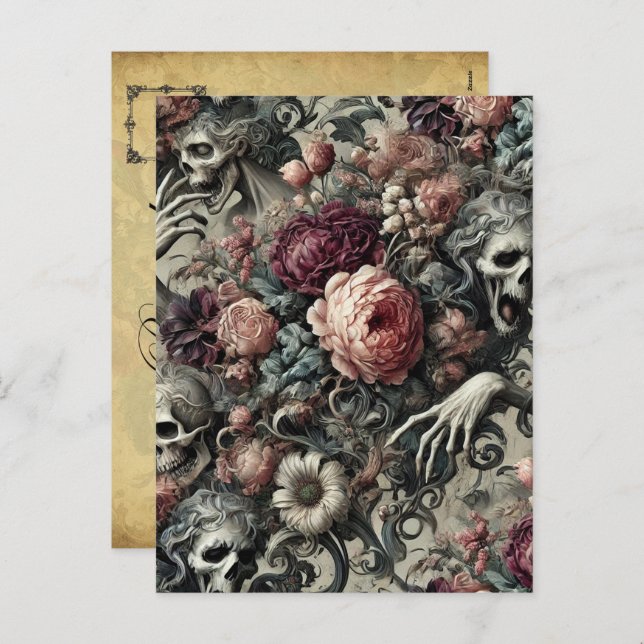 Cartão Postal De Festividades O Fim do Desmoronamento - Vitoriano Gótico (Frente/Verso)