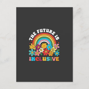 Cartão Postal De Festividades O futuro é LGBTQ do mês de orgulho inclusivo