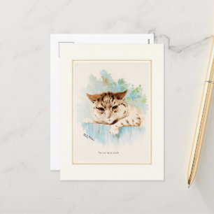Cartão Postal De Festividades O gato ao lado de Louis Wain