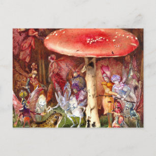 Cartão Postal De Festividades O intruso John Anster Fitzgerald