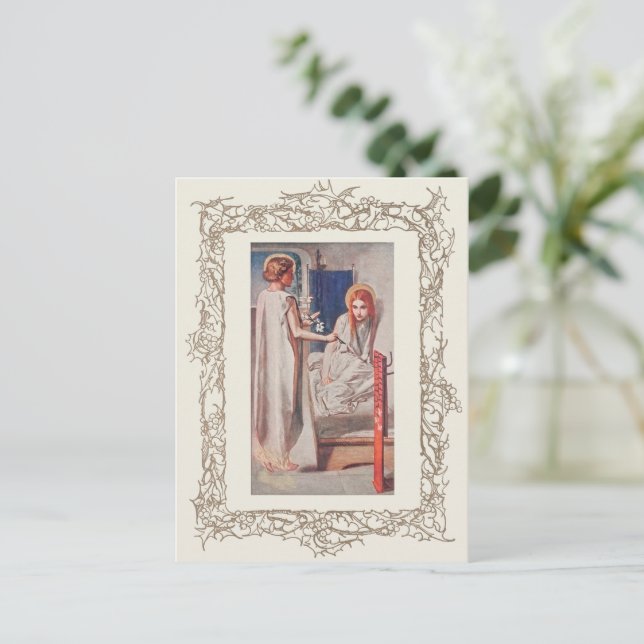 Cartão Postal De Festividades O Livro Infantil do Natal (Em pé/Frente)