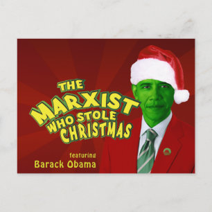 Cartão Postal De Festividades O Marxista Que Roubou O Natal
