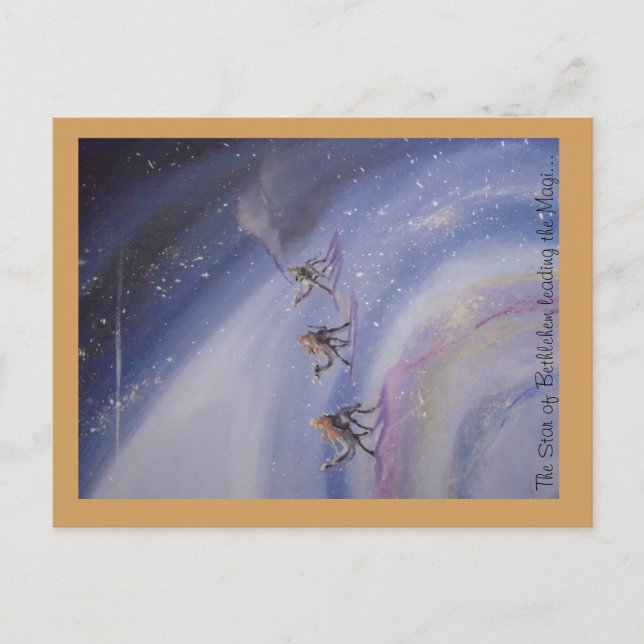 Cartão Postal De Festividades O Mistério do Natal (Frente)