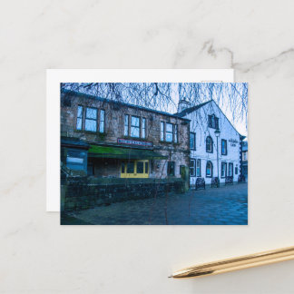 Cartão Postal De Festividades O Ouro Lion Pub, Todmorden