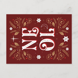 Cartão Postal De Festividades O Primeiro Cartão de Natal de Noel