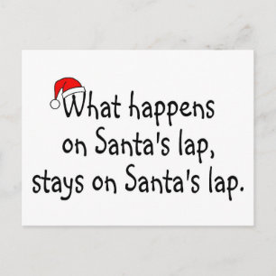 Cartão Postal De Festividades O Que Acontece No Santas Lap Fica No Santas Lap 2