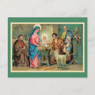 Cartão Postal De Festividades O rei recém-nascido