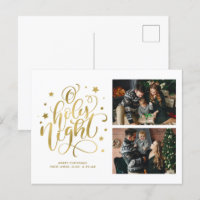 O Santa Noite - Foto Personalizada