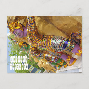 Cartão Postal De Festividades O Templo do Buda Esmeralda em Bangkok