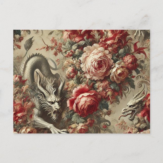 Cartão Postal De Festividades O Thicket de Scarlet - Vitoriano Gótico (Frente)