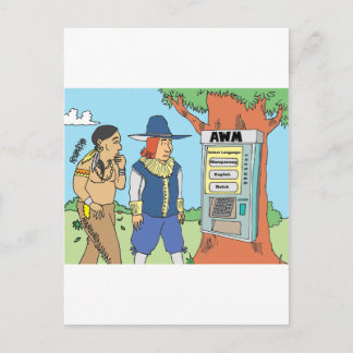 Cartão Postal De Festividades OBRIGAÇÕES/ATM/FINANCIAL/BANKER presentes