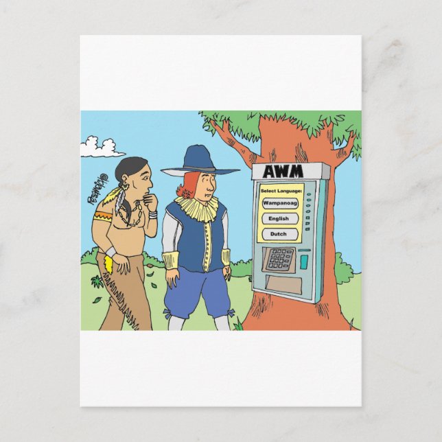 Cartão Postal De Festividades OBRIGAÇÕES/ATM/FINANCIAL/BANKER presentes (Frente)