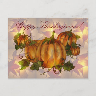 CARTÃO POSTAL DE FESTIVIDADES OBRIGADO PUMPKIN PATCH POR SHARON SHARPE
