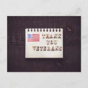 Cartão Postal De Festividades Obrigado Veteranos