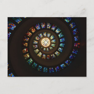 Cartão Postal De Festividades Obrigados dando quadrado nº 9