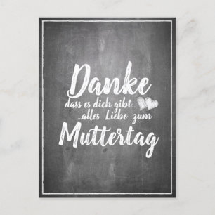 Cartão Postal De Festividades Obrigados de ser você! Dia de as mães