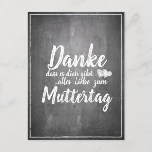 Cartão Postal De Festividades Obrigados de ser você! Dia de as mães