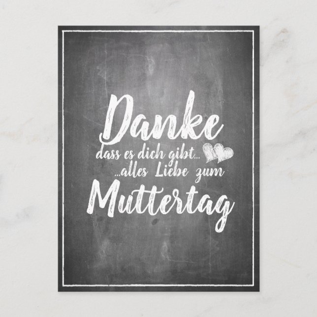 Cartão Postal De Festividades Obrigados de ser você! Dia de as mães (Frente)