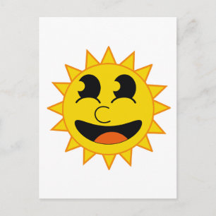 Cartão Postal De Festividades Olá Sol
