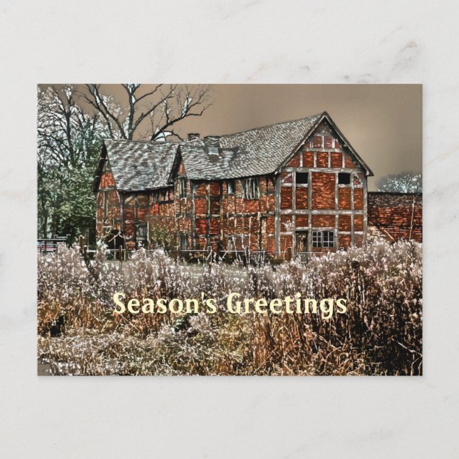 CARTÃO POSTAL DE FESTIVIDADES OLD ENGLAND UK (Frente)