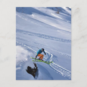Cartão Postal De Festividades Olimpíadas de Inverno de 2026 Snowboarding Feminin