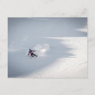 Cartão Postal De Festividades Olimpíadas de Inverno de 2026 Snowboarding Feminin