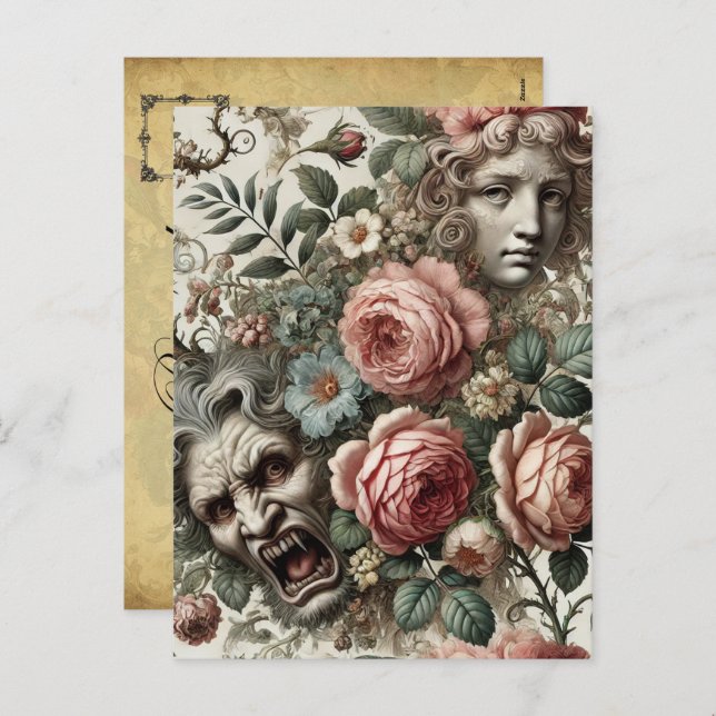 Cartão Postal De Festividades Onde Presas Barrocas Encontram Casas - Vitoriano G (Frente/Verso)